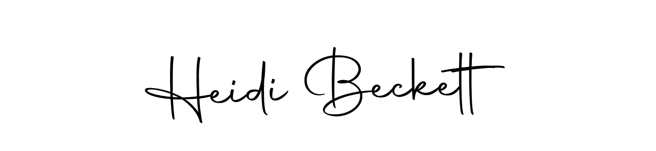 This is the best signature style for the Heidi Beckett name. Also you like these signature font (Autography-DOLnW). Mix name signature. Heidi Beckett signature style 10 images and pictures png