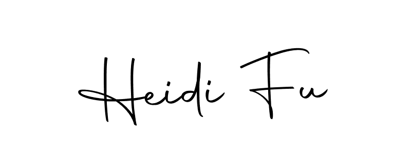 This is the best signature style for the Heidi Fu name. Also you like these signature font (Autography-DOLnW). Mix name signature. Heidi Fu signature style 10 images and pictures png
