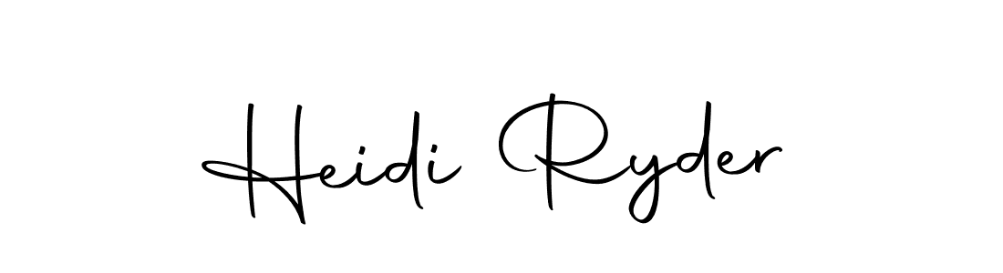 Use a signature maker to create a handwritten signature online. With this signature software, you can design (Autography-DOLnW) your own signature for name Heidi Ryder. Heidi Ryder signature style 10 images and pictures png