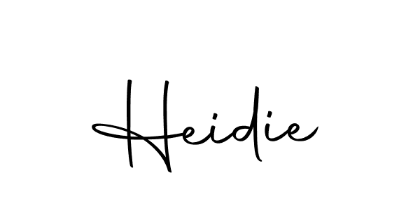 Create a beautiful signature design for name Heidie. With this signature (Autography-DOLnW) fonts, you can make a handwritten signature for free. Heidie signature style 10 images and pictures png