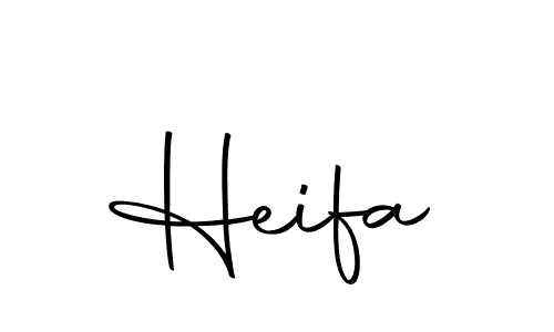 Use a signature maker to create a handwritten signature online. With this signature software, you can design (Autography-DOLnW) your own signature for name Heifa. Heifa signature style 10 images and pictures png