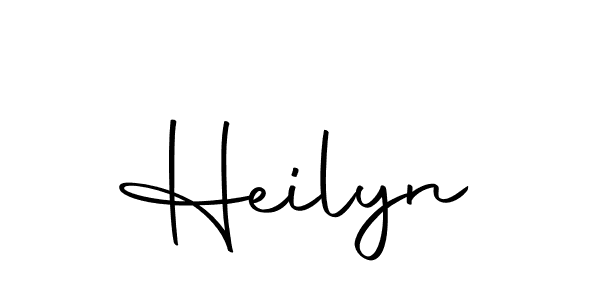 Heilyn stylish signature style. Best Handwritten Sign (Autography-DOLnW) for my name. Handwritten Signature Collection Ideas for my name Heilyn. Heilyn signature style 10 images and pictures png