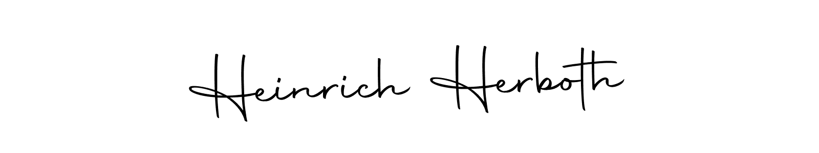 Also we have Heinrich Herboth name is the best signature style. Create professional handwritten signature collection using Autography-DOLnW autograph style. Heinrich Herboth signature style 10 images and pictures png