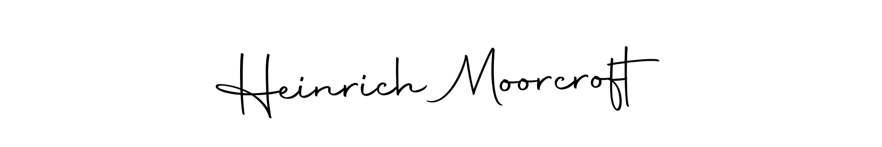 You should practise on your own different ways (Autography-DOLnW) to write your name (Heinrich Moorcroft) in signature. don't let someone else do it for you. Heinrich Moorcroft signature style 10 images and pictures png