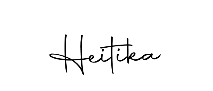 How to make Heitika name signature. Use Autography-DOLnW style for creating short signs online. This is the latest handwritten sign. Heitika signature style 10 images and pictures png
