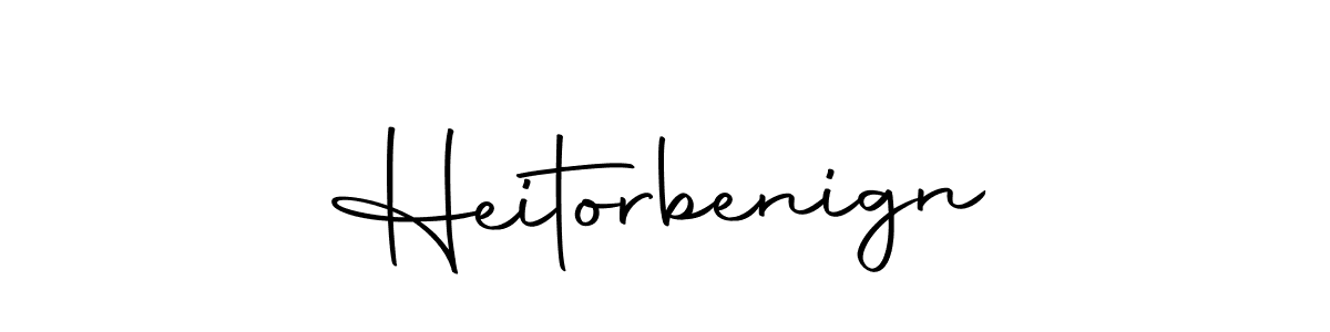 Use a signature maker to create a handwritten signature online. With this signature software, you can design (Autography-DOLnW) your own signature for name Heitorbenign. Heitorbenign signature style 10 images and pictures png