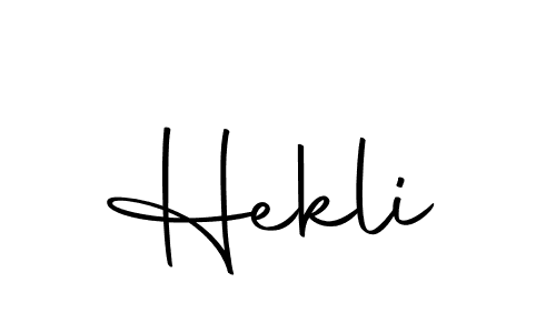 Make a beautiful signature design for name Hekli. With this signature (Autography-DOLnW) style, you can create a handwritten signature for free. Hekli signature style 10 images and pictures png