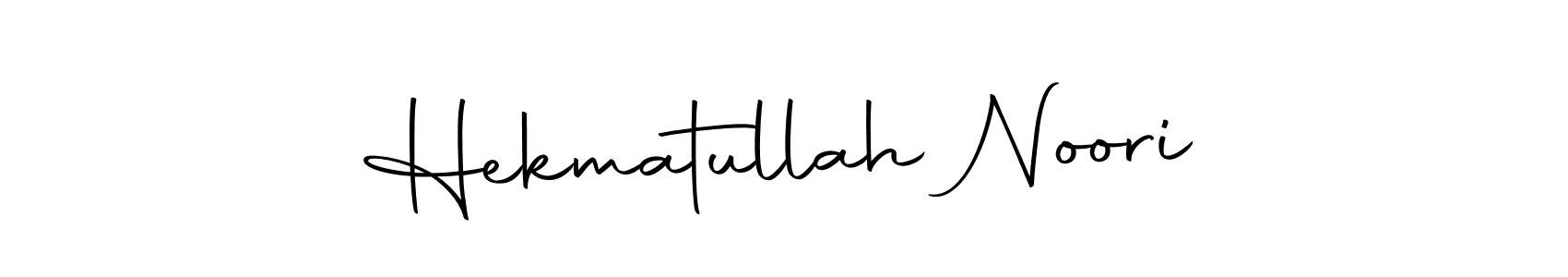 Create a beautiful signature design for name Hekmatullah Noori. With this signature (Autography-DOLnW) fonts, you can make a handwritten signature for free. Hekmatullah Noori signature style 10 images and pictures png