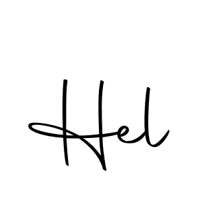 Create a beautiful signature design for name Hel. With this signature (Autography-DOLnW) fonts, you can make a handwritten signature for free. Hel signature style 10 images and pictures png