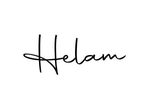 You should practise on your own different ways (Autography-DOLnW) to write your name (Helam) in signature. don't let someone else do it for you. Helam signature style 10 images and pictures png