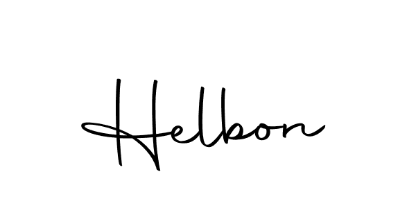 You should practise on your own different ways (Autography-DOLnW) to write your name (Helbon) in signature. don't let someone else do it for you. Helbon signature style 10 images and pictures png