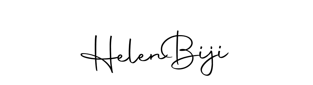 Design your own signature with our free online signature maker. With this signature software, you can create a handwritten (Autography-DOLnW) signature for name Helen  Biji. Helen  Biji signature style 10 images and pictures png