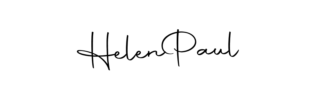 This is the best signature style for the Helen  Paul name. Also you like these signature font (Autography-DOLnW). Mix name signature. Helen  Paul signature style 10 images and pictures png