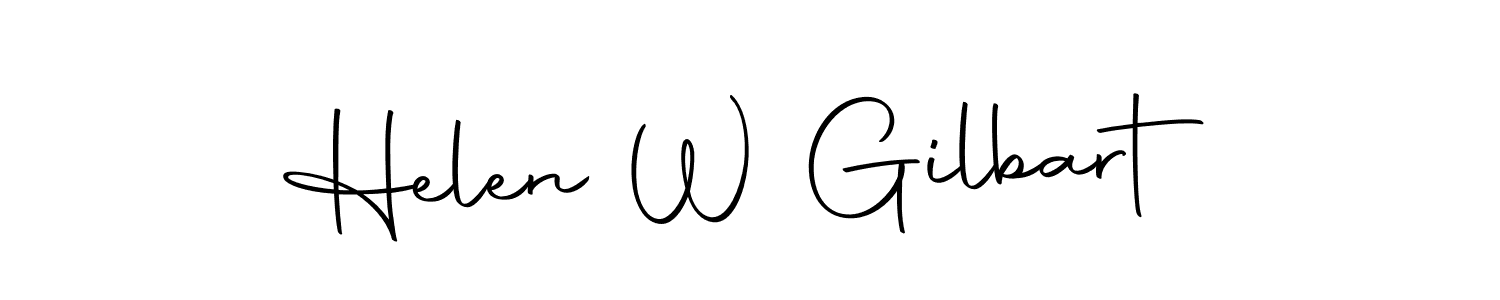 Make a beautiful signature design for name Helen W Gilbart. Use this online signature maker to create a handwritten signature for free. Helen W Gilbart signature style 10 images and pictures png