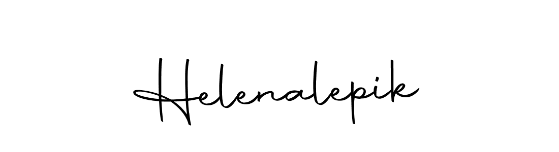 How to make Helenalepik name signature. Use Autography-DOLnW style for creating short signs online. This is the latest handwritten sign. Helenalepik signature style 10 images and pictures png