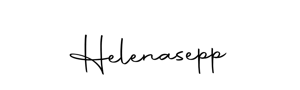Create a beautiful signature design for name Helenasepp. With this signature (Autography-DOLnW) fonts, you can make a handwritten signature for free. Helenasepp signature style 10 images and pictures png