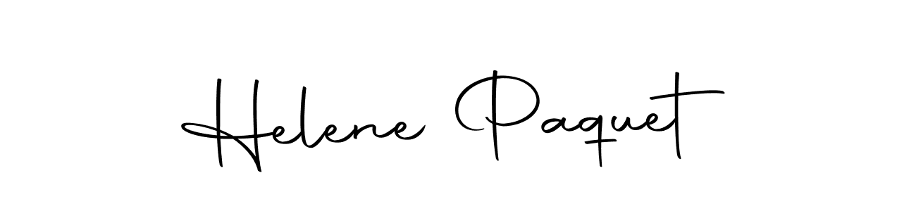 Design your own signature with our free online signature maker. With this signature software, you can create a handwritten (Autography-DOLnW) signature for name Helene Paquet. Helene Paquet signature style 10 images and pictures png