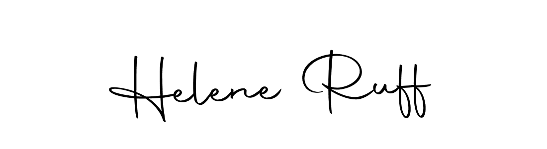 How to make Helene Ruff signature? Autography-DOLnW is a professional autograph style. Create handwritten signature for Helene Ruff name. Helene Ruff signature style 10 images and pictures png