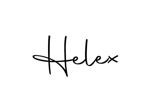 Use a signature maker to create a handwritten signature online. With this signature software, you can design (Autography-DOLnW) your own signature for name Helex. Helex signature style 10 images and pictures png