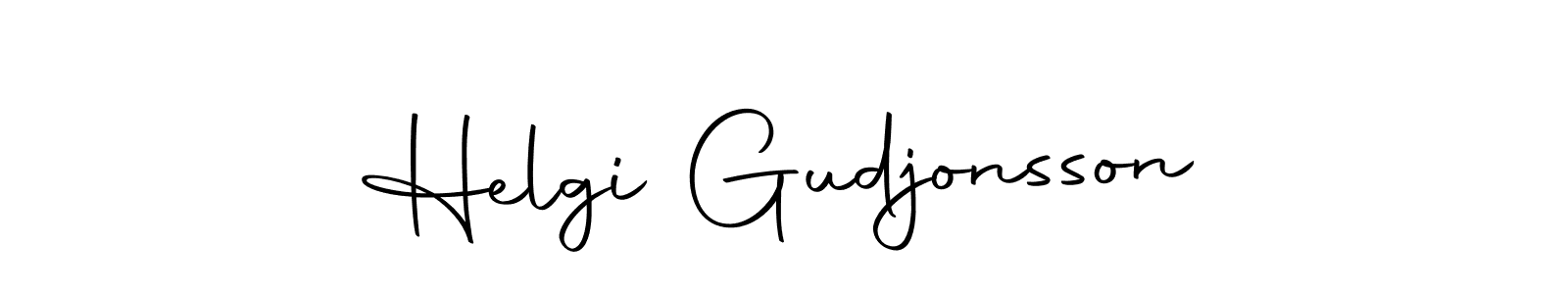 Use a signature maker to create a handwritten signature online. With this signature software, you can design (Autography-DOLnW) your own signature for name Helgi Gudjonsson. Helgi Gudjonsson signature style 10 images and pictures png