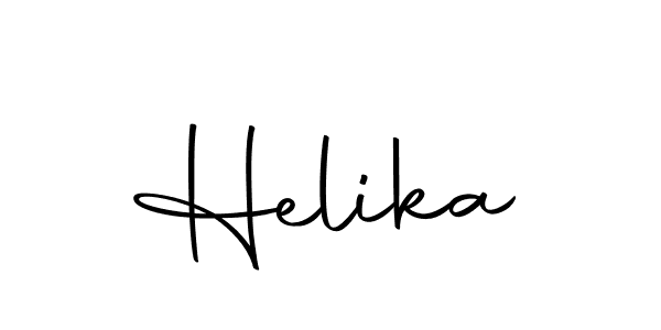 Create a beautiful signature design for name Helika. With this signature (Autography-DOLnW) fonts, you can make a handwritten signature for free. Helika signature style 10 images and pictures png