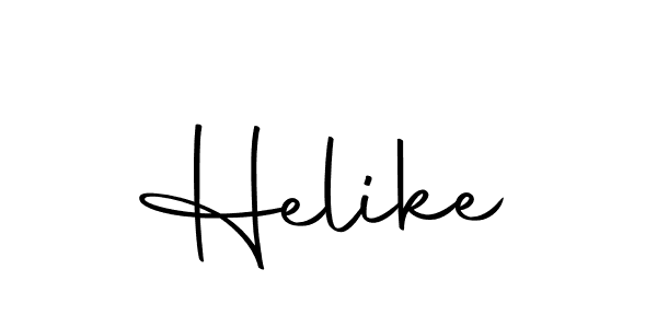 Helike stylish signature style. Best Handwritten Sign (Autography-DOLnW) for my name. Handwritten Signature Collection Ideas for my name Helike. Helike signature style 10 images and pictures png