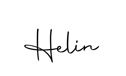 Helin stylish signature style. Best Handwritten Sign (Autography-DOLnW) for my name. Handwritten Signature Collection Ideas for my name Helin. Helin signature style 10 images and pictures png
