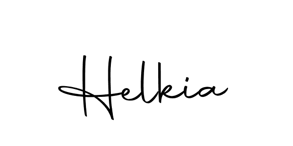 How to make Helkia name signature. Use Autography-DOLnW style for creating short signs online. This is the latest handwritten sign. Helkia signature style 10 images and pictures png