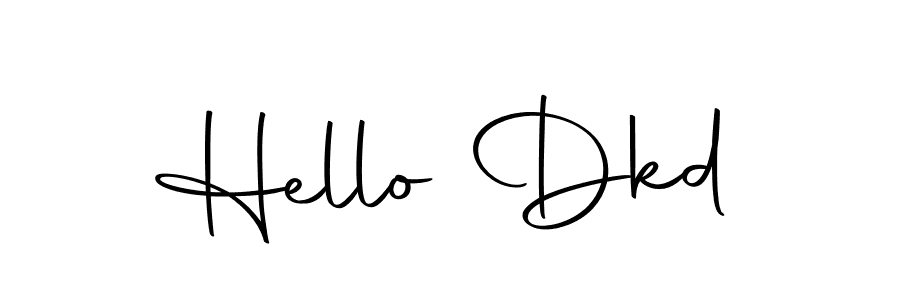 The best way (Autography-DOLnW) to make a short signature is to pick only two or three words in your name. The name Hello Dkd include a total of six letters. For converting this name. Hello Dkd signature style 10 images and pictures png