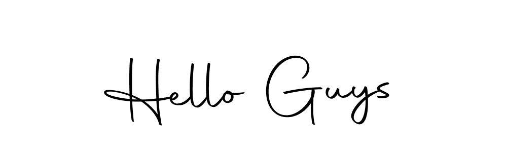 How to make Hello Guys name signature. Use Autography-DOLnW style for creating short signs online. This is the latest handwritten sign. Hello Guys signature style 10 images and pictures png