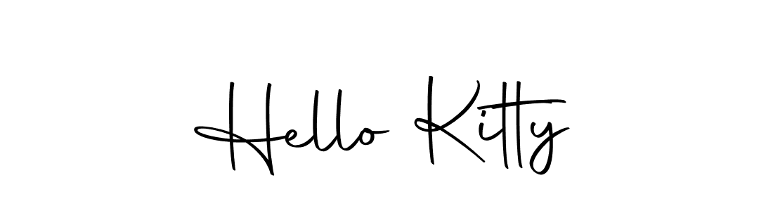Design your own signature with our free online signature maker. With this signature software, you can create a handwritten (Autography-DOLnW) signature for name Hello Kitty. Hello Kitty signature style 10 images and pictures png