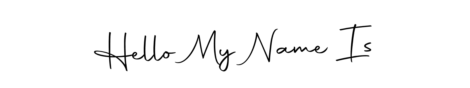 Hello My Name Is stylish signature style. Best Handwritten Sign (Autography-DOLnW) for my name. Handwritten Signature Collection Ideas for my name Hello My Name Is. Hello My Name Is signature style 10 images and pictures png