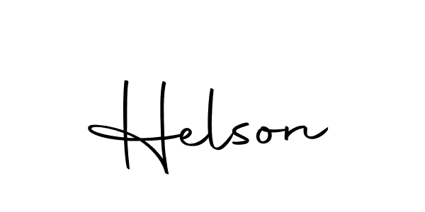 You should practise on your own different ways (Autography-DOLnW) to write your name (Helson) in signature. don't let someone else do it for you. Helson signature style 10 images and pictures png