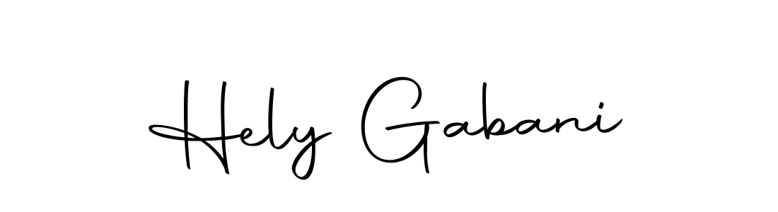 Similarly Autography-DOLnW is the best handwritten signature design. Signature creator online .You can use it as an online autograph creator for name Hely Gabani. Hely Gabani signature style 10 images and pictures png