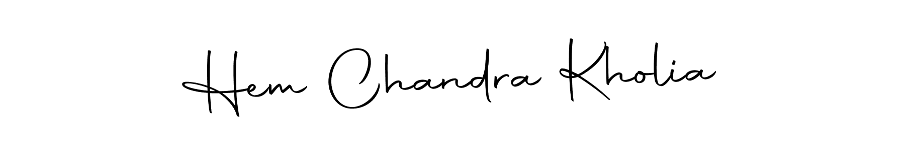 Similarly Autography-DOLnW is the best handwritten signature design. Signature creator online .You can use it as an online autograph creator for name Hem Chandra Kholia. Hem Chandra Kholia signature style 10 images and pictures png