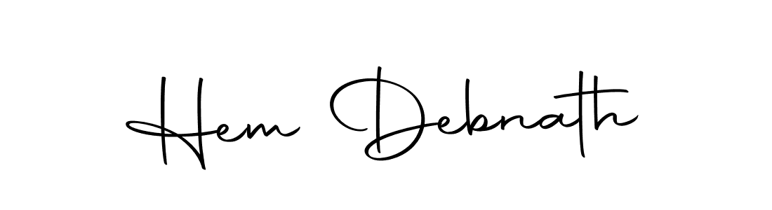 Use a signature maker to create a handwritten signature online. With this signature software, you can design (Autography-DOLnW) your own signature for name Hem Debnath. Hem Debnath signature style 10 images and pictures png