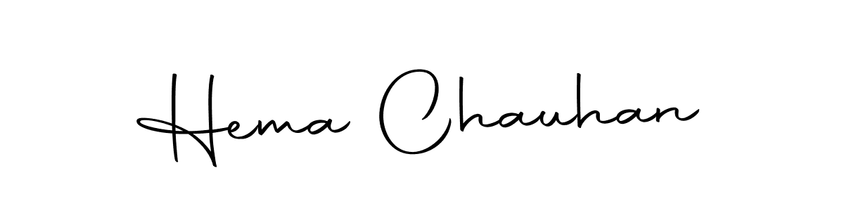 Hema Chauhan stylish signature style. Best Handwritten Sign (Autography-DOLnW) for my name. Handwritten Signature Collection Ideas for my name Hema Chauhan. Hema Chauhan signature style 10 images and pictures png