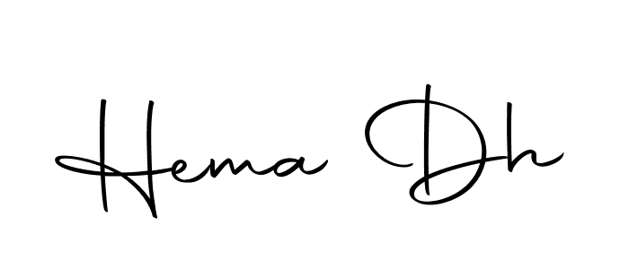 You should practise on your own different ways (Autography-DOLnW) to write your name (Hema Dh) in signature. don't let someone else do it for you. Hema Dh signature style 10 images and pictures png
