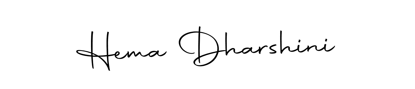 Create a beautiful signature design for name Hema Dharshini. With this signature (Autography-DOLnW) fonts, you can make a handwritten signature for free. Hema Dharshini signature style 10 images and pictures png