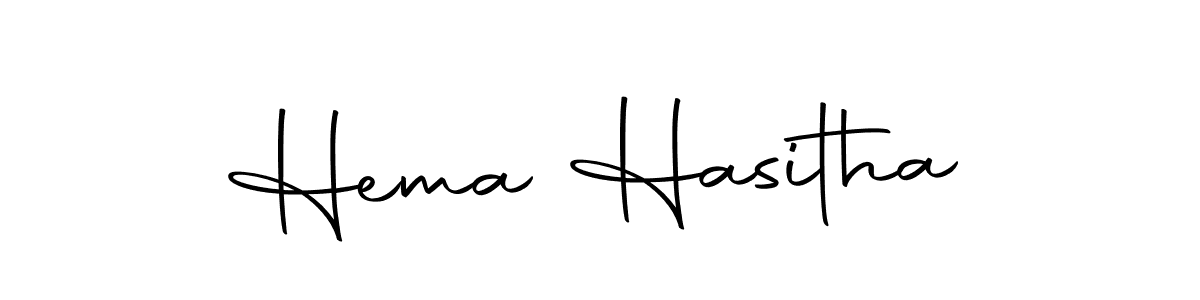 Create a beautiful signature design for name Hema Hasitha. With this signature (Autography-DOLnW) fonts, you can make a handwritten signature for free. Hema Hasitha signature style 10 images and pictures png