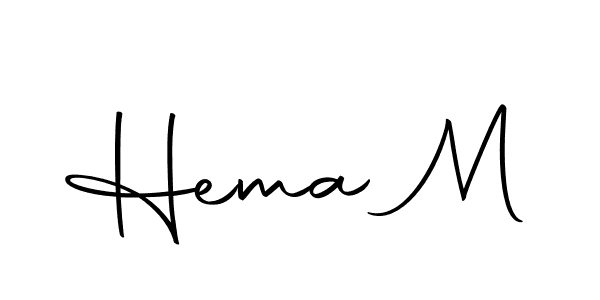 Hema M stylish signature style. Best Handwritten Sign (Autography-DOLnW) for my name. Handwritten Signature Collection Ideas for my name Hema M. Hema M signature style 10 images and pictures png