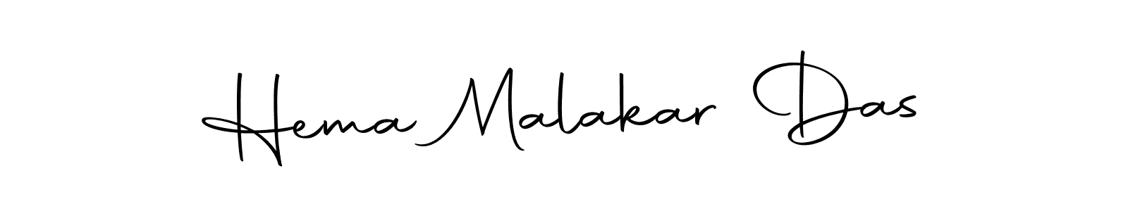 Use a signature maker to create a handwritten signature online. With this signature software, you can design (Autography-DOLnW) your own signature for name Hema Malakar Das. Hema Malakar Das signature style 10 images and pictures png
