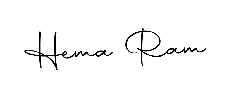 Design your own signature with our free online signature maker. With this signature software, you can create a handwritten (Autography-DOLnW) signature for name Hema Ram. Hema Ram signature style 10 images and pictures png