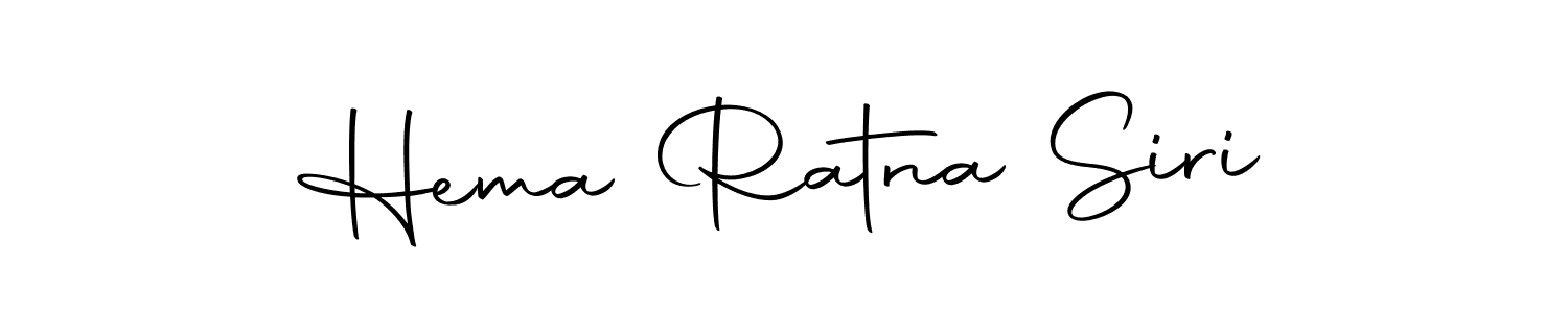 Make a beautiful signature design for name Hema Ratna Siri. With this signature (Autography-DOLnW) style, you can create a handwritten signature for free. Hema Ratna Siri signature style 10 images and pictures png