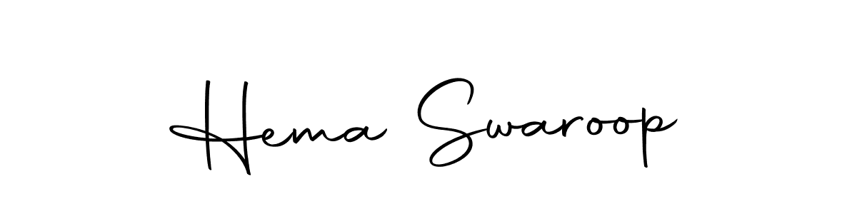 You can use this online signature creator to create a handwritten signature for the name Hema Swaroop. This is the best online autograph maker. Hema Swaroop signature style 10 images and pictures png