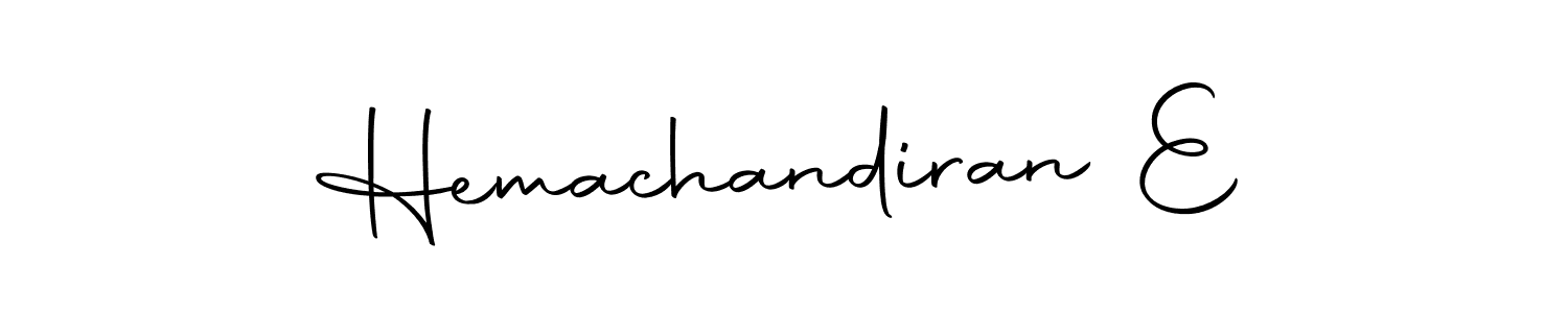You should practise on your own different ways (Autography-DOLnW) to write your name (Hemachandiran E) in signature. don't let someone else do it for you. Hemachandiran E signature style 10 images and pictures png