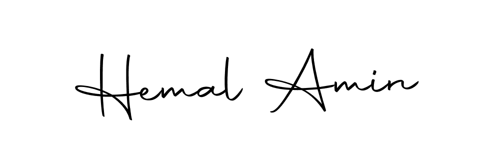 Make a short Hemal Amin signature style. Manage your documents anywhere anytime using Autography-DOLnW. Create and add eSignatures, submit forms, share and send files easily. Hemal Amin signature style 10 images and pictures png