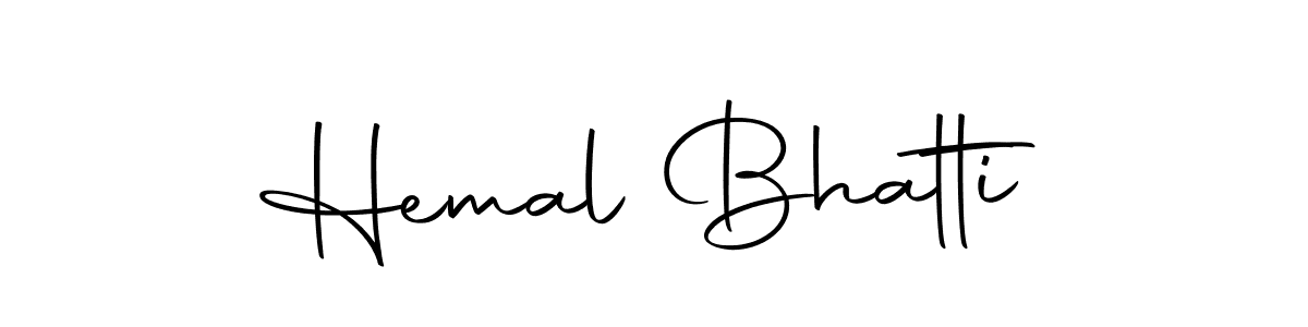 Also we have Hemal Bhatti name is the best signature style. Create professional handwritten signature collection using Autography-DOLnW autograph style. Hemal Bhatti signature style 10 images and pictures png