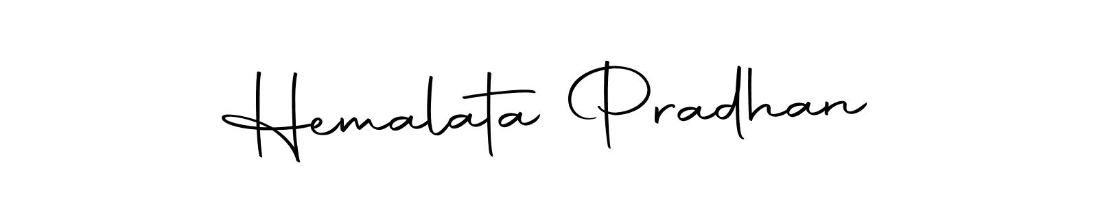 Design your own signature with our free online signature maker. With this signature software, you can create a handwritten (Autography-DOLnW) signature for name Hemalata Pradhan. Hemalata Pradhan signature style 10 images and pictures png