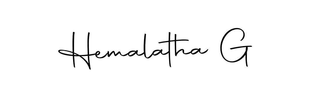 The best way (Autography-DOLnW) to make a short signature is to pick only two or three words in your name. The name Hemalatha G include a total of six letters. For converting this name. Hemalatha G signature style 10 images and pictures png